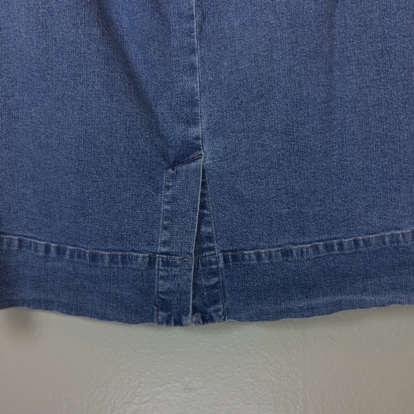 Christopher & Banks Denim Pencil with 2 Pockets Skirt Women's Size 10 - Picture 7 of 10
